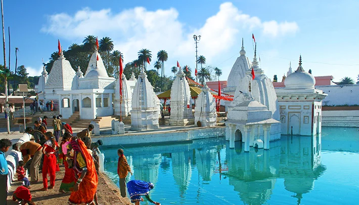 Temples and water at Amarkantak